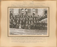 Medical Students - 1906 - SL Corry Front Row Second Right [ jpg ]