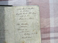Faceplate to Thomas Mathers' 1919 diary. Courtesy: Mathers family [ JPG ]