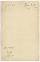 Reverse of portrait of Dr Hugo Flecker [ jpg ]