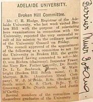 Adelaide University Broken Hill Committee [ pdf ]