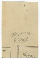 Reverse of portrait of Dr Thomas Edward Marshall 2 [ jpg ]