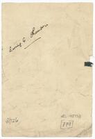 Reverse of portrait of Dr Ewing George Thomson [ jpg ]