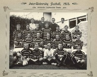 Inter University Football - 1908 - WW Cooper Third Row, Second from Right [ jpg ]