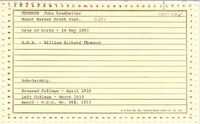 John Leadbetter Thomson Student Card [ pdf ]