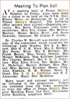 1935 Meeting to plan a ball in aid of Prince Henry's Hospital [ jpg ]