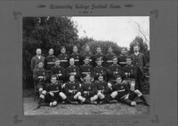 RAC 1911 Football Team - LG Morrison Back Row, Fourth from Right [ jpg ]