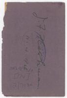 Reverse of portrait of Dr James Froude Flashman [ jpg ]