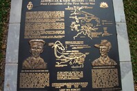 Memorial detail in Rabaul War Cemetery. Image courtesy Michael Cooper. [ JPG ]