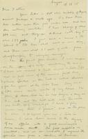 Letter 18 October 1915 Page 1 [ jpg ]