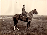 Gordon Bradley Lowe on horseback [ jpg ]