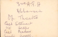 Reverse of 3rd Australian General Hospital Abassia [ jpg ]