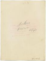 Reverse of portrait of Dr Reginald Francis Matters [ jpg ]