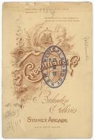 Reverse of portrait of Dr Joseph Albert Goldsmid [ jpg ]