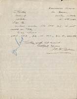 Letter from JRB Love to the Adelaide University Registrar [ jpg ]