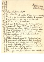 Letter to Registrar regarding L H Haslam - Part 1 [ jpg ]