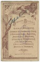 Reverse of portrait of Dr Alfred Campbell [ jpg ]