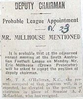 Proposed as Deputy Chairman of the South Australian Football League [ jpg ]