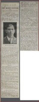 News cutting - Cairns named Rhodes Scholar 1916 [ jpg ]