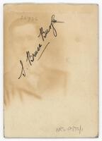 Reverse of portrait of Dr Stephen Bruce Burge [ jpg ]