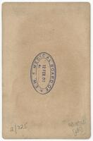 Reverse of portrait of Dr Earl Christmas Grafton Page [ jpg ]