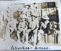 Photo of Ghurkas at Anzac Cove [ jpeg ]