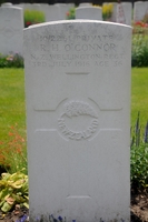 Headstone of Richard Hensleigh O'CONNOR, Cite Bonjean, Armentieres, France [ jpg ]