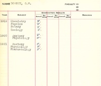 Student Card George Walter Downey 2 [ jpg ]