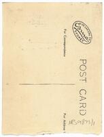 Reverse of portrait of Dr Clyde Davis [ jpg ]