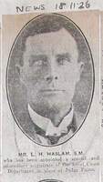 LH Haslam News clipping [ jpg ]