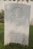 Headstone of Ralph Granville IRONS, Worloy-Baillon Communal Cemetery, France [ jpg ]