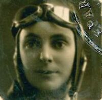 Lois Windeyer portrait; pilot's licence [ jpg ]