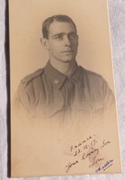 Portrait of Thomas Mathers taken in France, 1917. Courtesy: Mathers family [ JPG ]