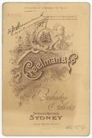 Reverse of the portrait of Dr Henry John Wolverton Brennand [ jpg ]