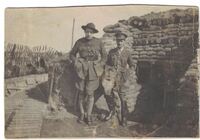 Vivian Morris Rich (right) at Houthulst Farm Belgium [ jpg ]
