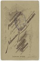 Reverse of portrait of Dr Thomas George Wilson [ jpg ]