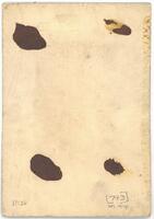 Reverse of portrait of Dr Hugh Kinsgley Ward [ jpg ]